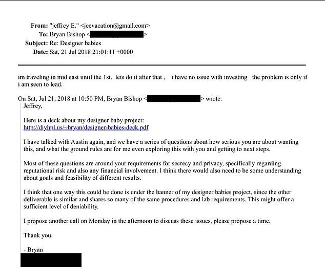 Epstein está vinculado al imperio de los “bebés de diseño” en archivos recientes que revelan intentos de diseñar superhumanos y clones.