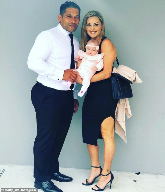 La policía está investigando al hijo de la estrella de NRL Matt Utai y sus vínculos con pandillas después del tiroteo desde un vehículo en Greenacre, mientras surgen detalles de las acciones de su padre herido después de que le dispararon DOS VECES.