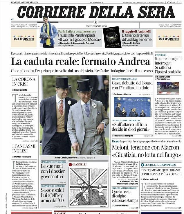 ‘Andrés, el Príncipe de las Tinieblas’: los medios mundiales marcan el ‘fin del privilegio’ para Mountbatten-Windsor y se regocijan de que el rey esté ‘en el fondo’