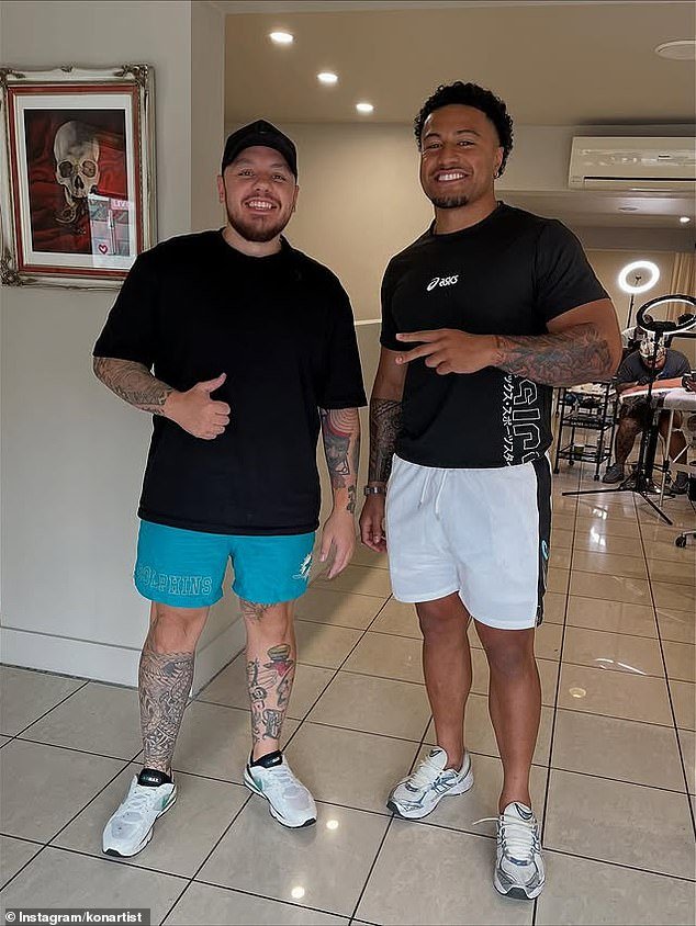 Se dice que son los jugadores más duros de la NRL, pero ahora un tatuador ha revelado las estrellas que no soportan el dolor de hacerse un tatuaje.