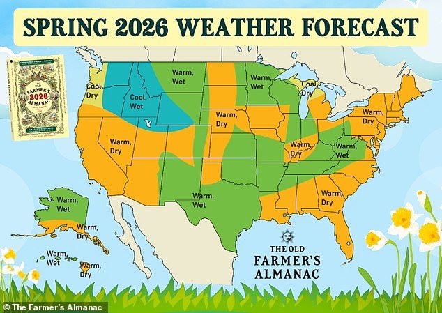 ¡Aún no ha terminado! Se advierte a los estadounidenses que se preparen para una gélida división del vórtice polar que retrasará la primavera
