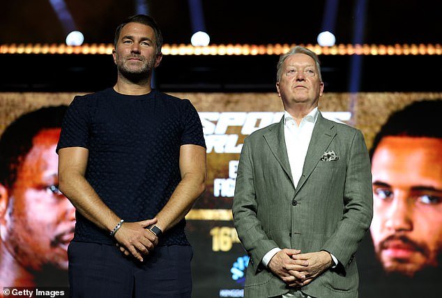 Frank Warren opina sobre la separación de Conor Benn y Eddie Hearn, mientras se niega a discutir el colapso de sus lazos con sus partidarios sauditas.