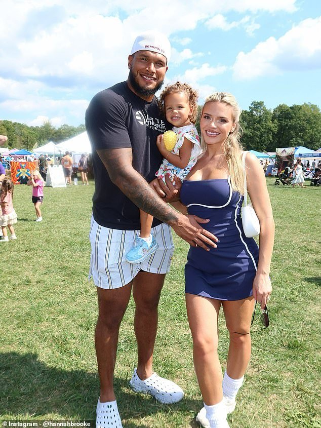 La WAG de la NFL, Hannah Brooke, admite que el traslado de su prometido Jermaine Johnson de los Jets a los Titans es “agridulce”.