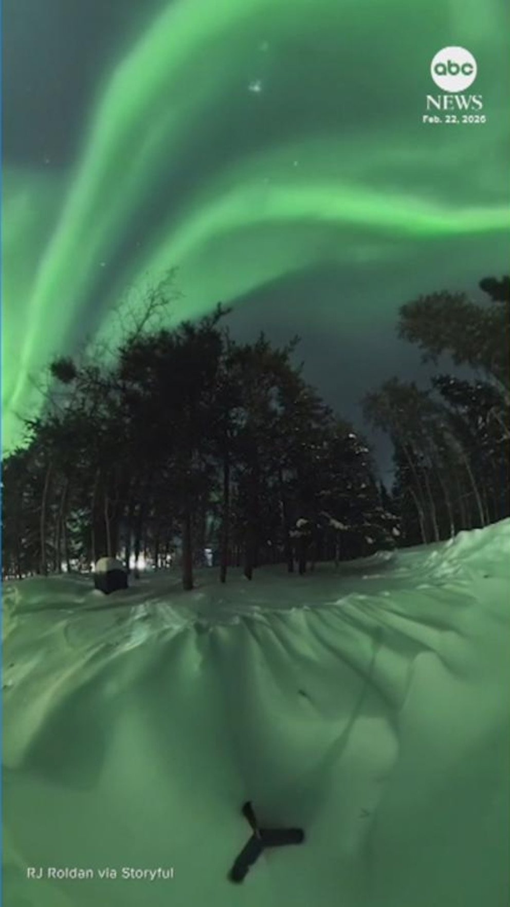 MIRAR: Fotógrafo canadiense captura una vista única de la aurora boreal