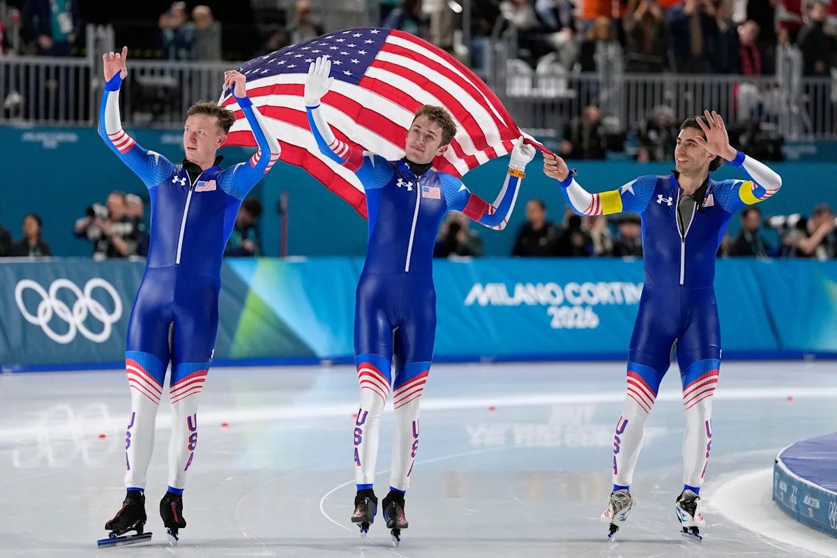 Medallero de los Juegos Olímpicos de Invierno de 2026: el equipo de EE. UU. pasó al puesto 21 después de obtener la plata en la persecución por equipos de patinaje de velocidad, big air