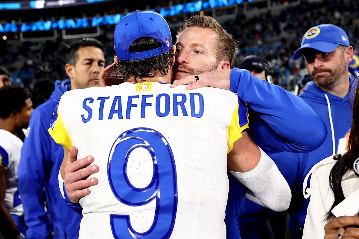 Sean McVay “definitivamente” quiere traer a Matthew Stafford de regreso a los Rams, pero le dará tiempo al QB para tomar una decisión sobre retirarse