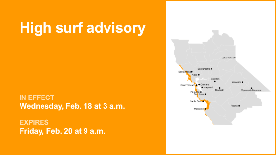 Bay Area Shorelines está bajo un fuerte aviso de oleaje de miércoles a viernes – The Mercury News