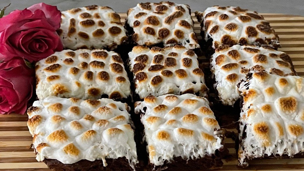 Brownies de S’Mores para el día de San Valentín