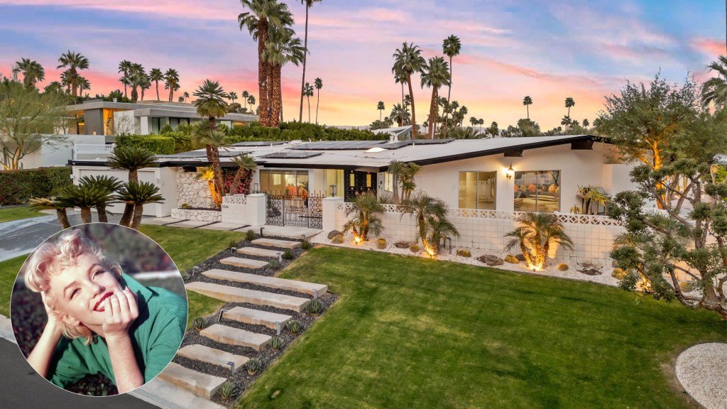La ‘casa de muñecas’ de Palm Springs estaría vinculada a listas de Marilyn Monroe por 3,3 millones de dólares – The Mercury News