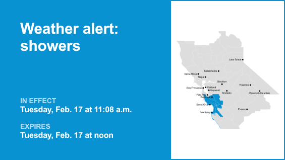 Advertencia meteorológica por lluvias en el norte de California el martes al mediodía: ráfagas de hasta 40 mph – The Mercury News