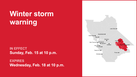 Hay una advertencia de tormenta invernal vigente para Yosemite de domingo a miércoles: ráfagas de hasta 60 mph – The Mercury News