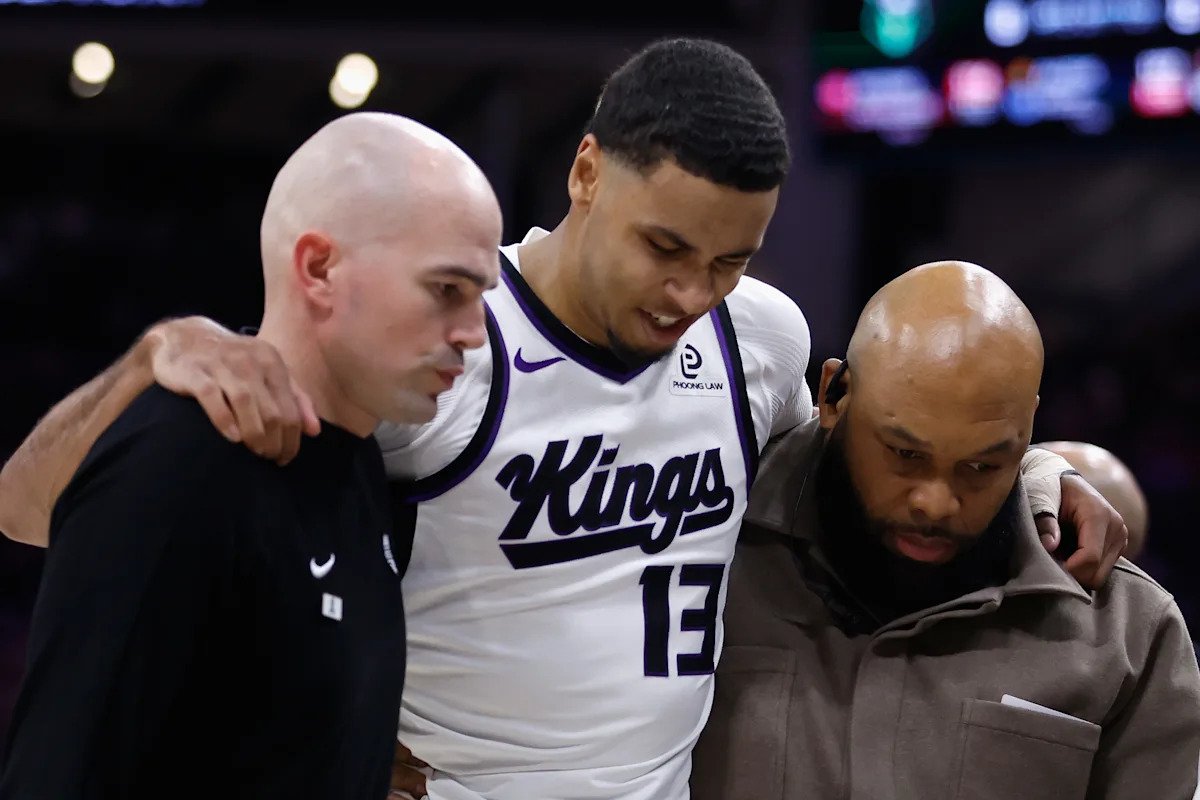 Keegan Murray de los Kings estará de baja al menos dos semanas por otro esguince de tobillo