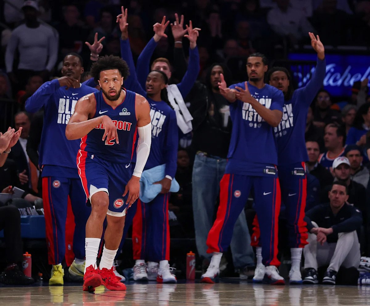 Los 42 puntos de Cade Cunningham llevaron a los Pistons a otra sorprendente victoria sobre los Knicks, 126-111.