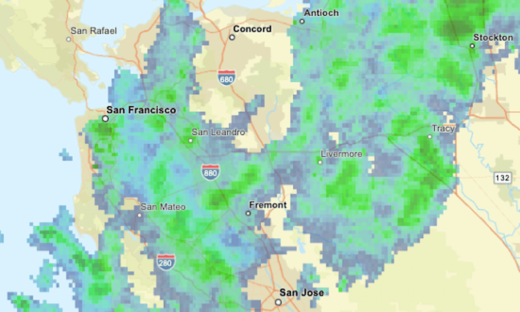 Dónde cae la lluvia en el área de la bahía durante la semana lluviosa – The Mercury News