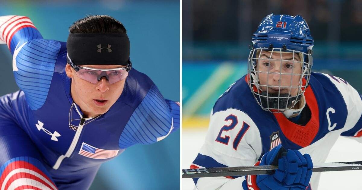 La poderosa pareja olímpica Brittany Bowe y Hilary Knight luchan por el oro