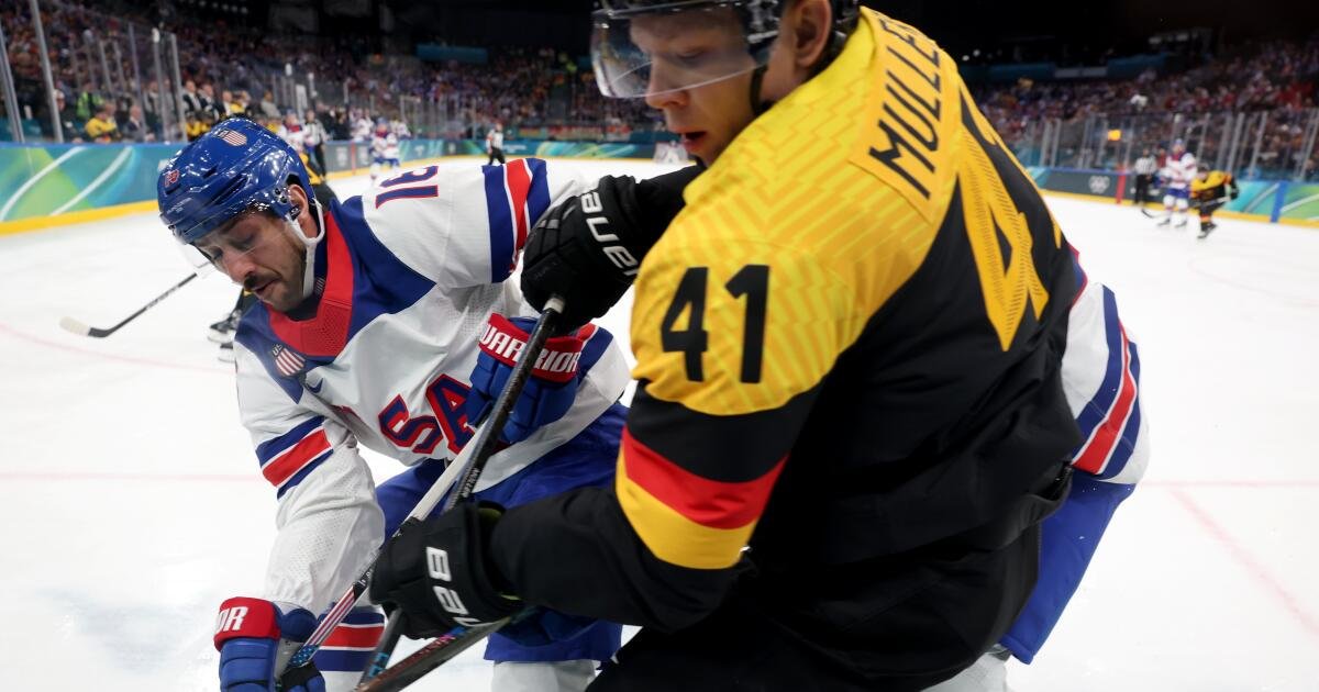 El hockey sobre hielo estadounidense vence a Alemania en los Juegos Olímpicos y se mantiene perfecto en el grupo