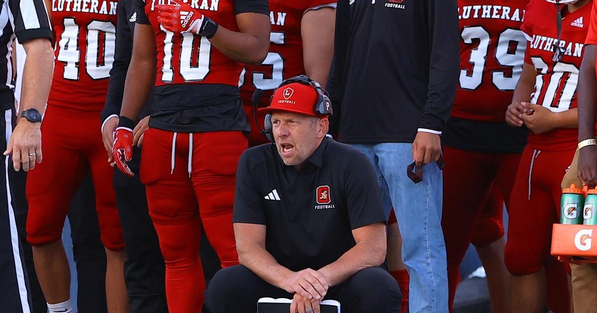 El entrenador de fútbol Rod Sherman sale después de cinco temporadas en Orange Lutheran