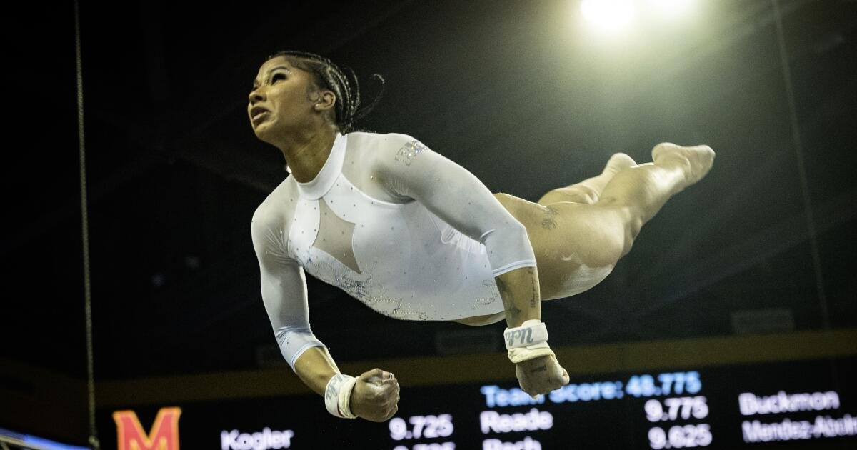 Jordan Chiles ayuda a la gimnasia de UCLA a ganar el segundo título consecutivo del Big Ten