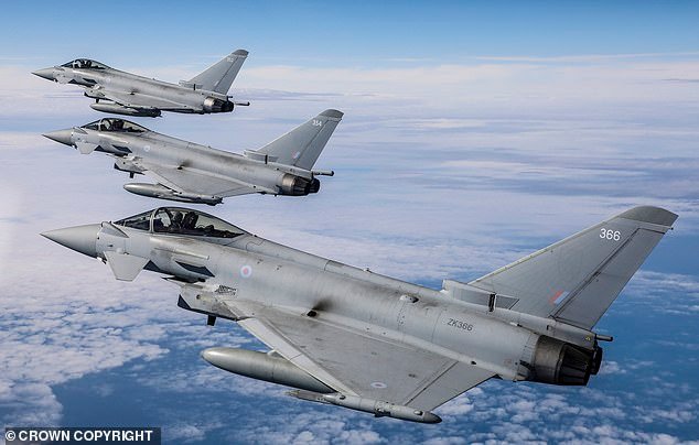 RAF Typhoon derriba un dron iraní “en ruta a Qatar”.