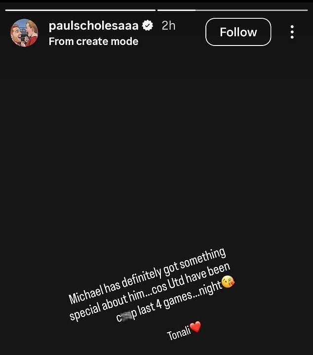 Michael Carrick minimiza las consecuencias de Paul Scholes después de que la leyenda del Man United calificara las actuaciones del entrenador interino como ‘basura’.