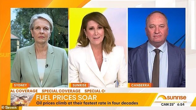 Las duras críticas de Barnaby Joyce a la crisis del petróleo