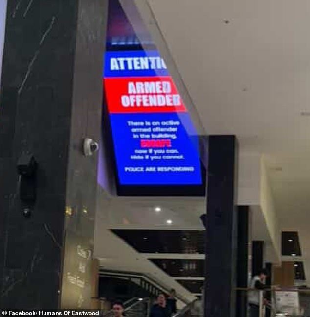 El Macquarie Center fue cerrado tras informes de un hombre armado con un cuchillo