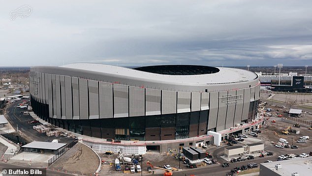 Los Buffalo Bills alcanzan un hito importante en la construcción de su estadio de 2.100 millones de dólares después de que surgieran nuevas imágenes