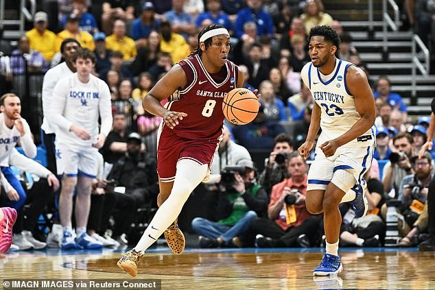 Kentucky y Santa Clara provocan el caos de March Madness cuando AMBOS equipos anotaron triples difíciles de creer para forzar el tiempo extra