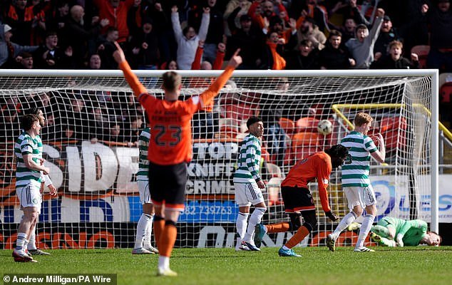 DUNDEE UNITED 2 CELTIC 0 Este fue el día en que la infernal temporada alcanzó a los Hoops… y ni siquiera el viejo mago Martin O’Neill pudo salvarla