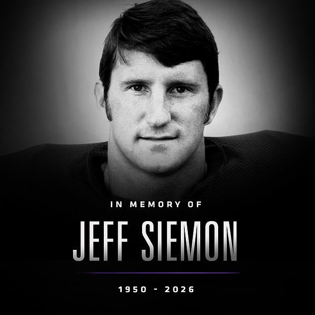 El gran Jeff Siemon de los Minnesota Vikings muere a los 75 años mientras llegan los homenajes: “Uno de los tipos más agradables que jamás querrás conocer”
