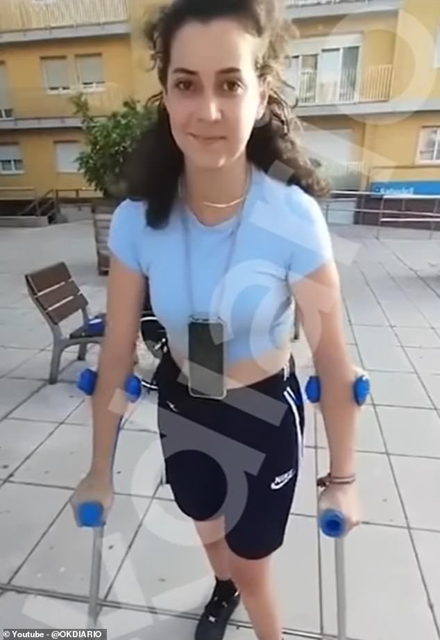 Ha surgido un desgarrador video que muestra a la víctima de violación sacrificada, Noelia Castillo Ramos, tratando de volver a caminar después de quedar paralizada.