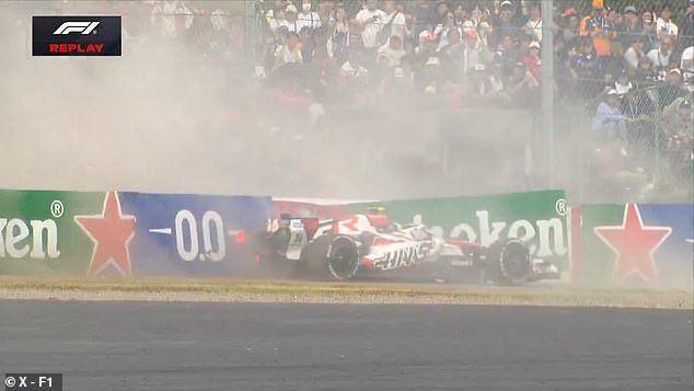 Ollie Bearman sale cojeando tras un grave accidente en el Gran Premio de Japón – Haas ofrece información actualizada sobre la estrella británica de F1
