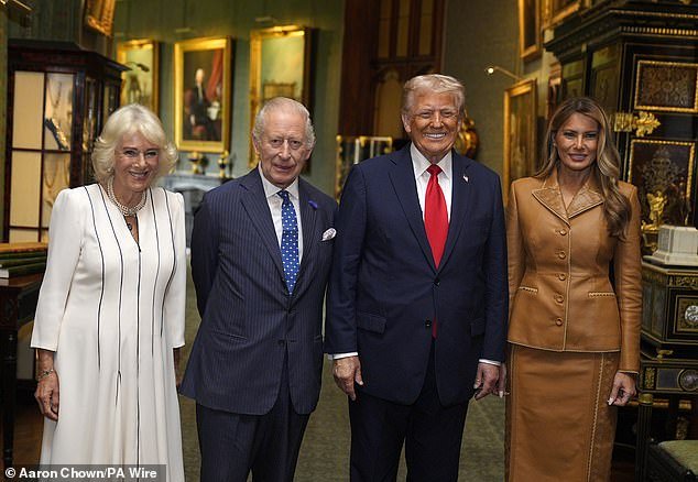 Trump extiende la alfombra roja para el rey Carlos y la reina Camilla durante una histórica visita de estado