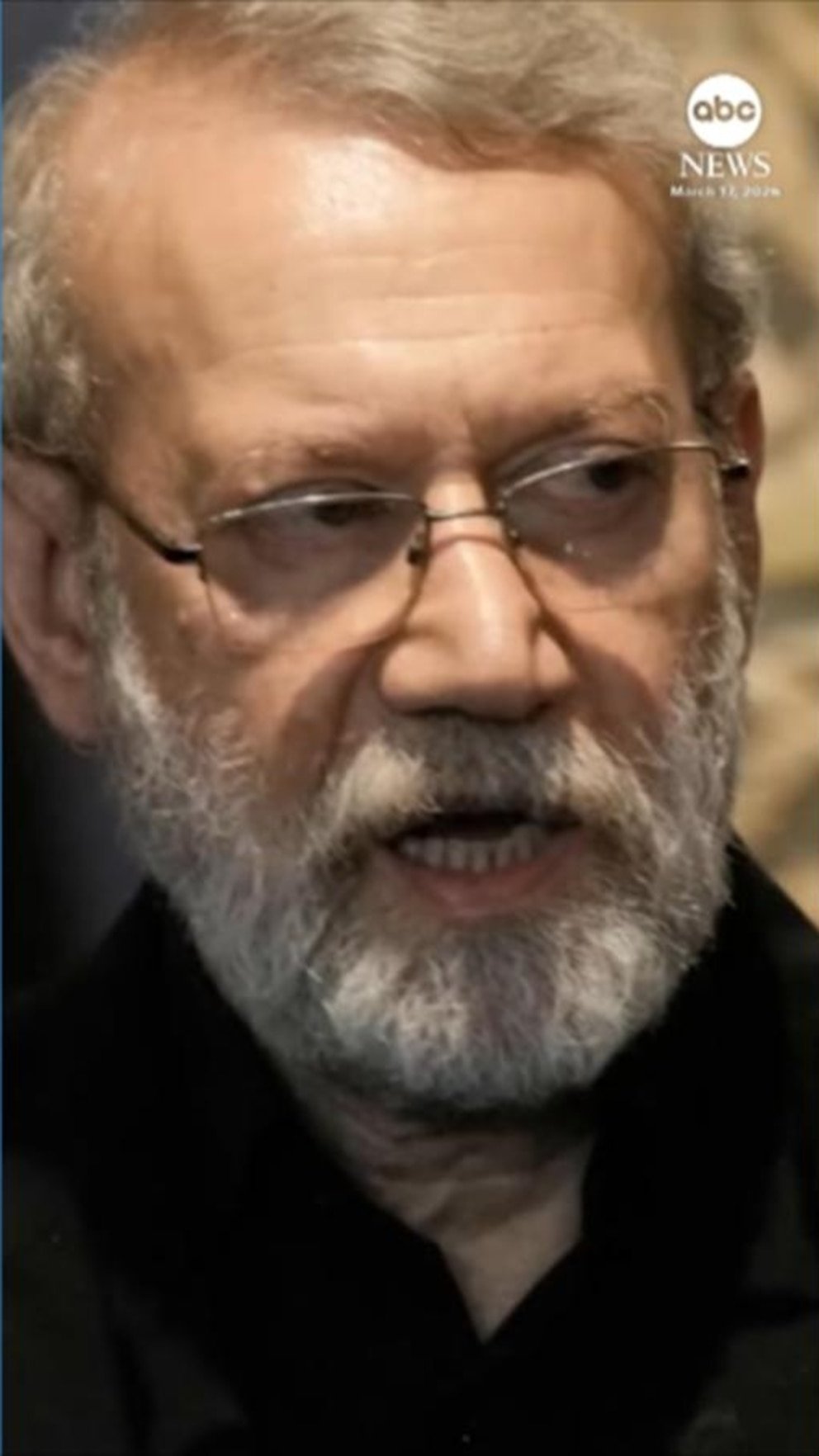 Vídeo Israel dice que el jefe de seguridad iraní, Ali Larijani, murió en un ataque nocturno
