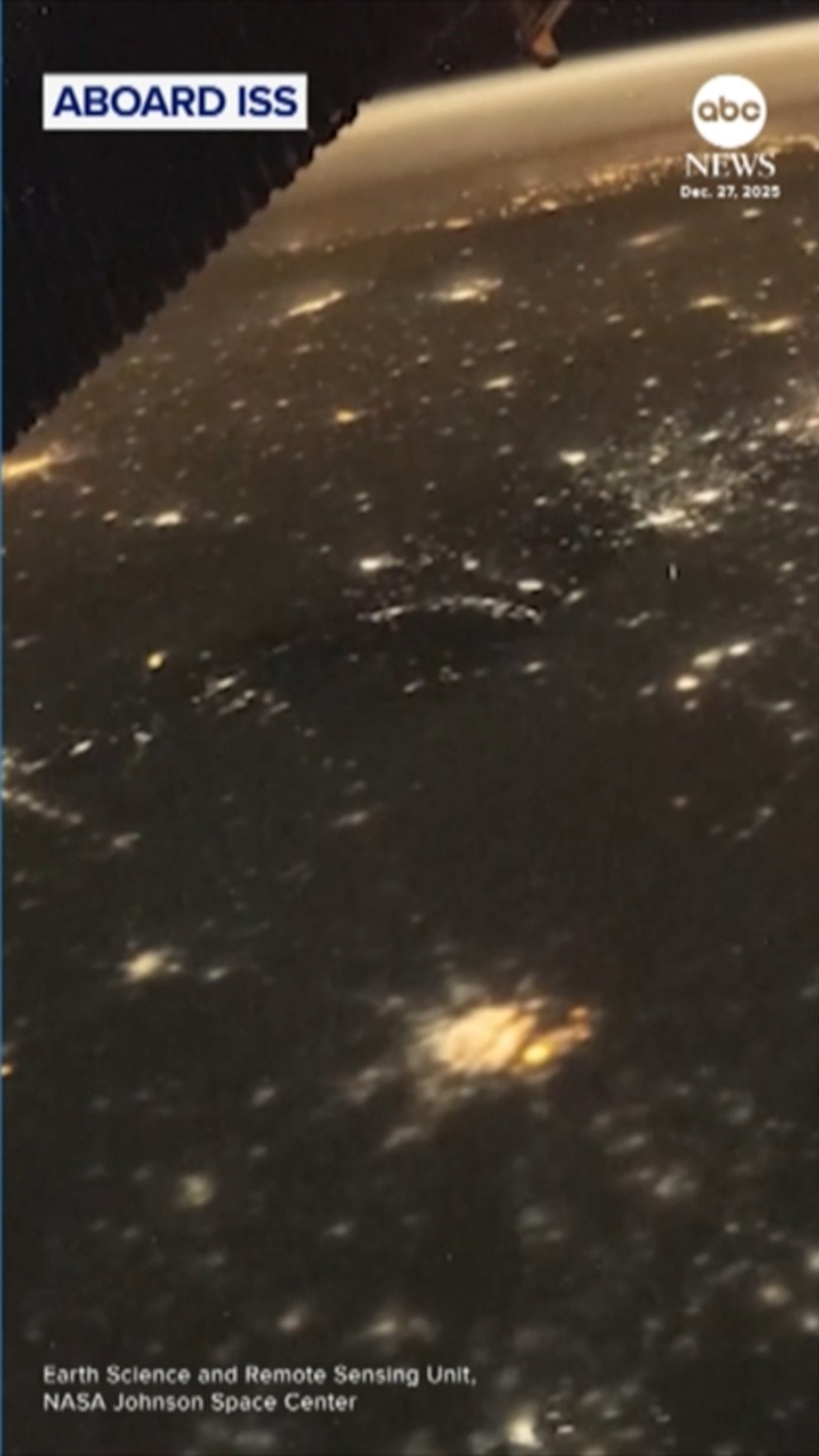 MIRAR: La ISS monitorea los ataques rusos a Ucrania desde el espacio