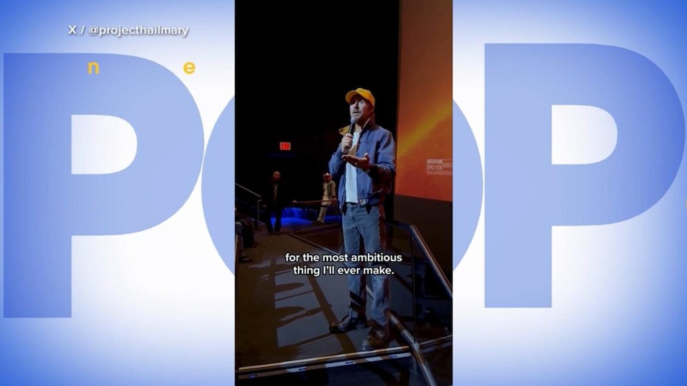 MIRA: Ryan Gosling sorprende a los fans de ‘Project Hail Mary’