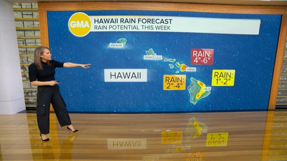 MIRAR: Hawaii golpeada por lluvias e inundaciones