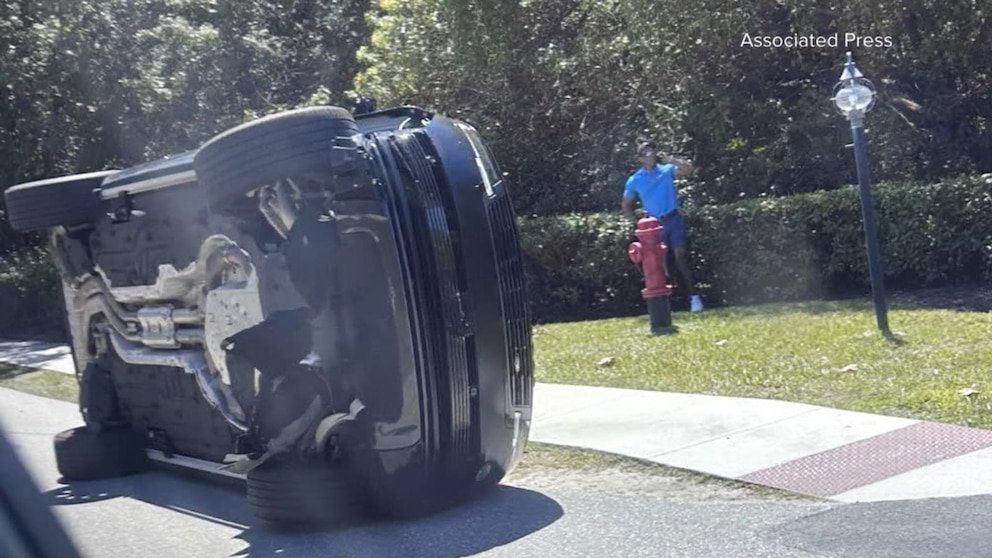 MIRAR: Tiger Woods acusado de conducir ebrio después de un accidente en Florida