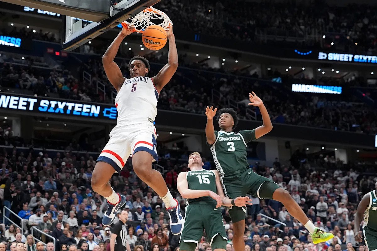 UConn detiene a Michigan State en un thriller, preparando el enfrentamiento de Elite 8 con Duke