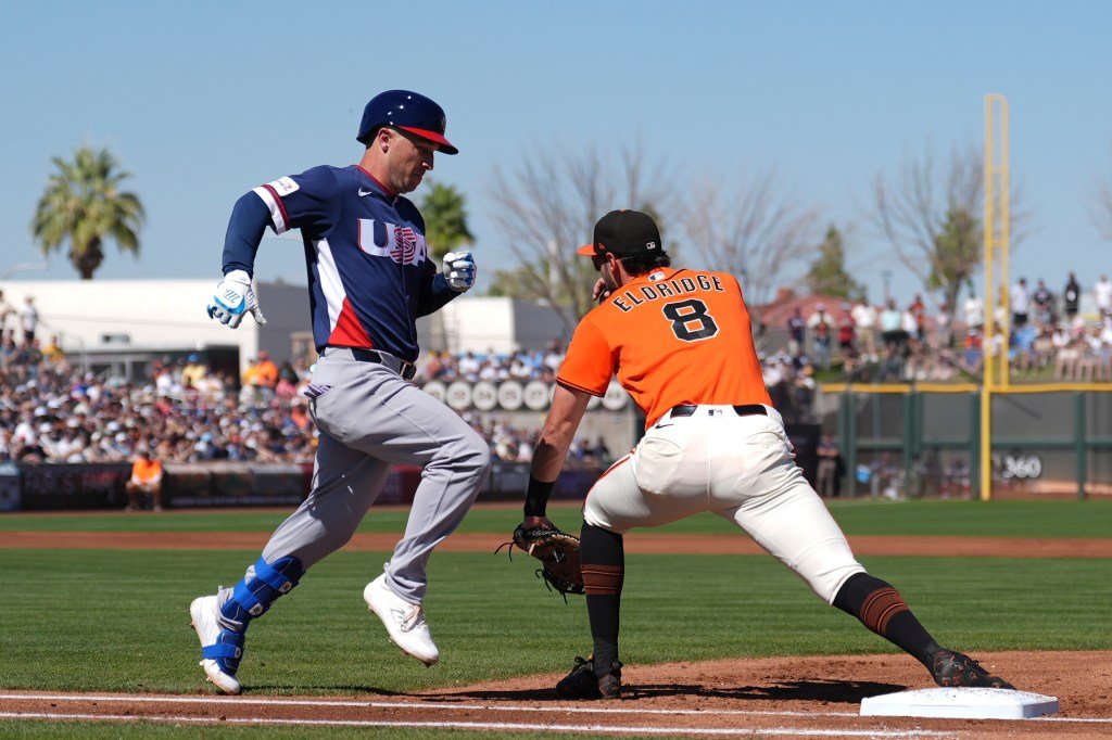 Lo que Bryce Harper del equipo de EE. UU. y Aaron Judge le dijeron a Bryce Eldridge de los SF Giants