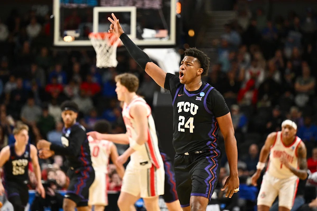 March Madness 2026: Xavier Edmonds de TCU anota el gol de la victoria cuando faltan menos de 5 segundos para sorprender a Ohio State
