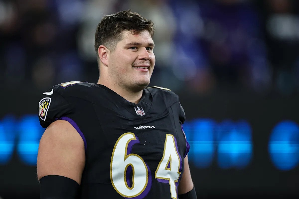 El ex Ravens C Tyler Linderbaum, Raiders supuestamente acuerdan un contrato récord de 3 años y $ 81 millones en la agencia libre