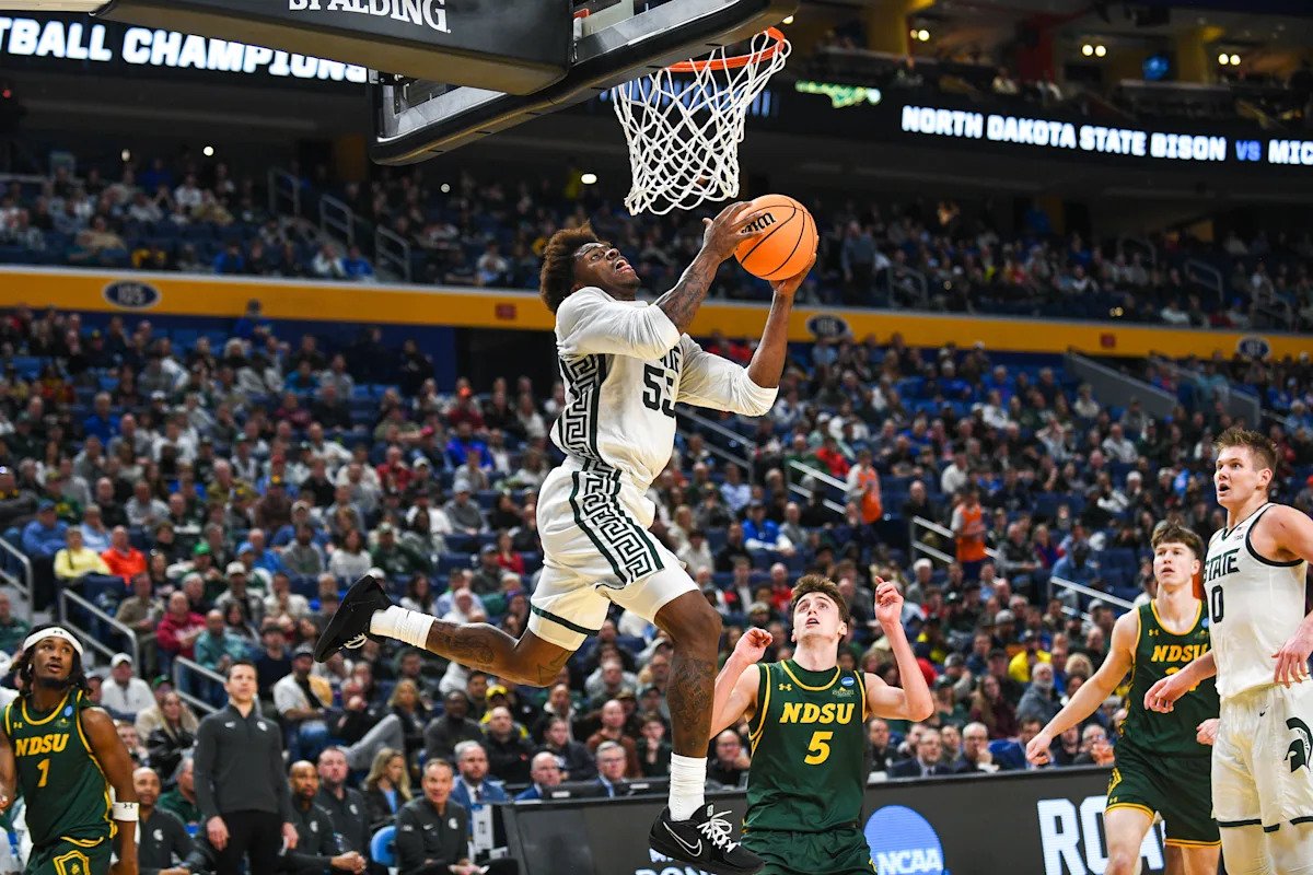 March Madness 2026: aquí se explica cómo ver el partido de segunda ronda de Michigan State contra Louisville en el torneo de baloncesto masculino de la NCAA hoy