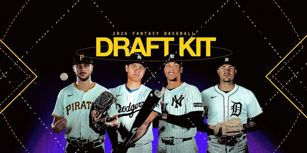 Clasificaciones de Fantasy Baseball 2026: kit de draft, vistas previas de posiciones, análisis de expertos: todo lo que necesitas para ganar tu liga y aplastar tu draft