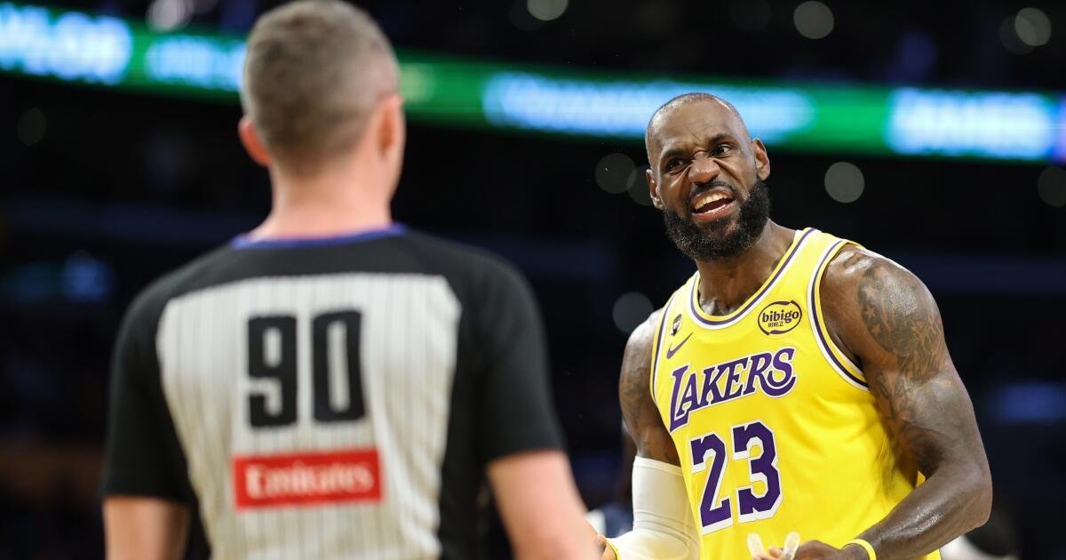 Sin Luka Doncic, ningún problema para los Lakers en su contundente victoria ante los Wizards
