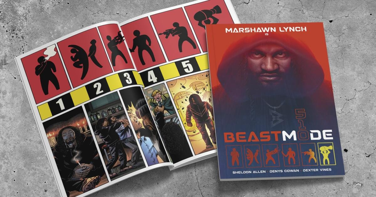 La ex estrella de la NFL Marshawn Lynch protagonizará la novela gráfica Beast Mode