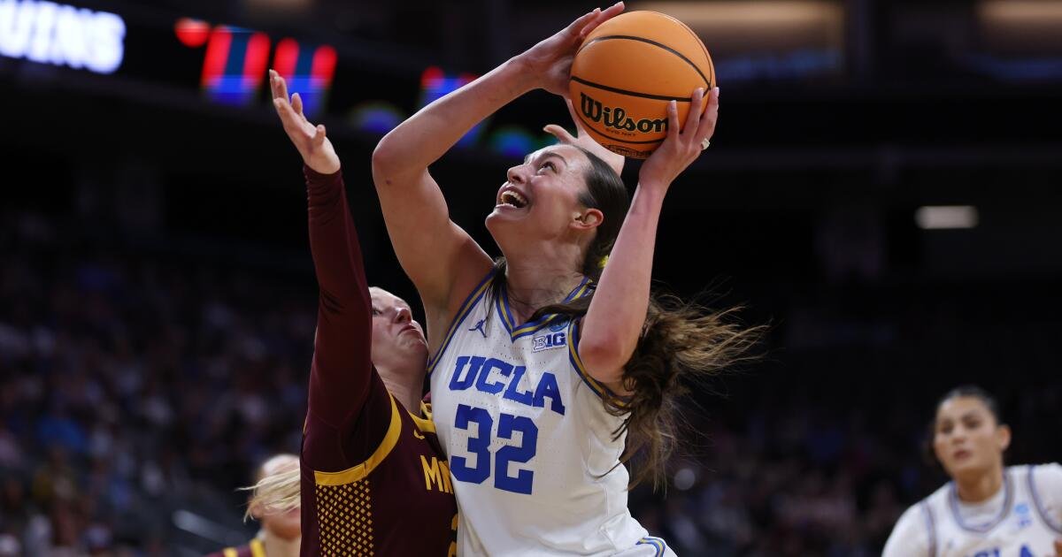 Torneo de la NCAA: las mujeres de UCLA derrotan a Minnesota para llegar a Elite Eight