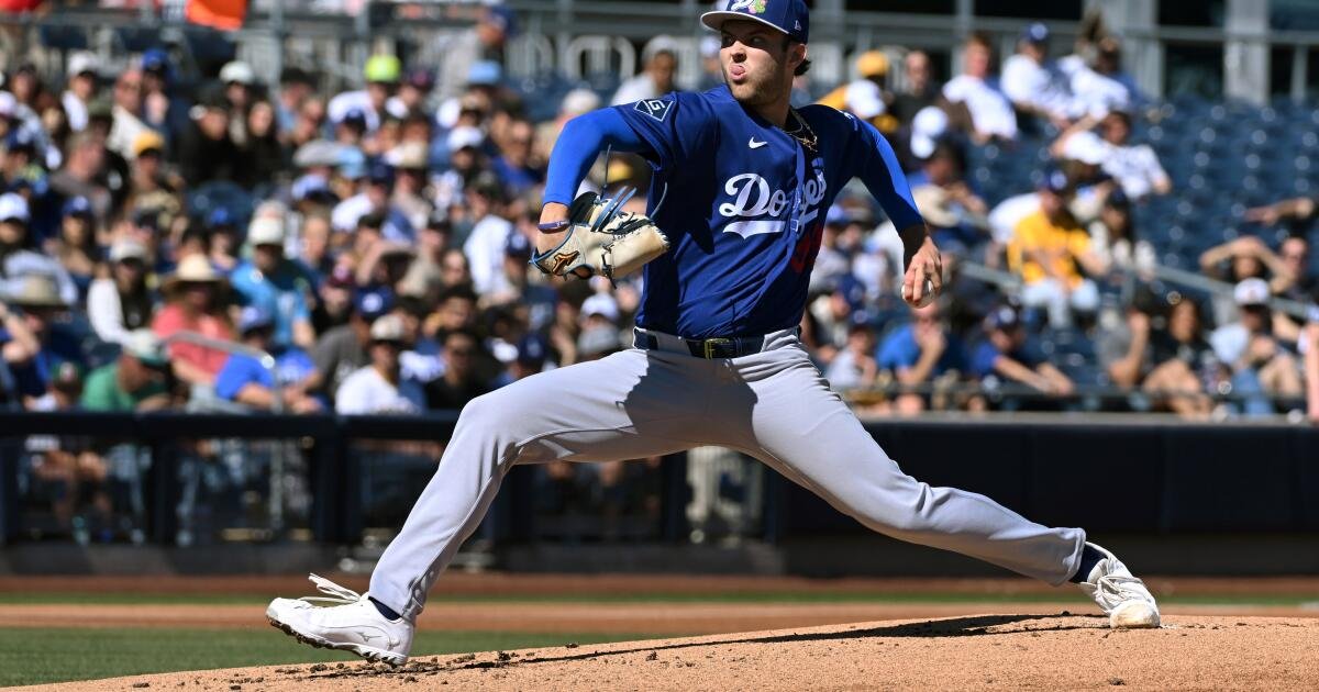 El prospecto lanzador Jackson Ferris dice que los Dodgers son “un soplo de aire fresco”
