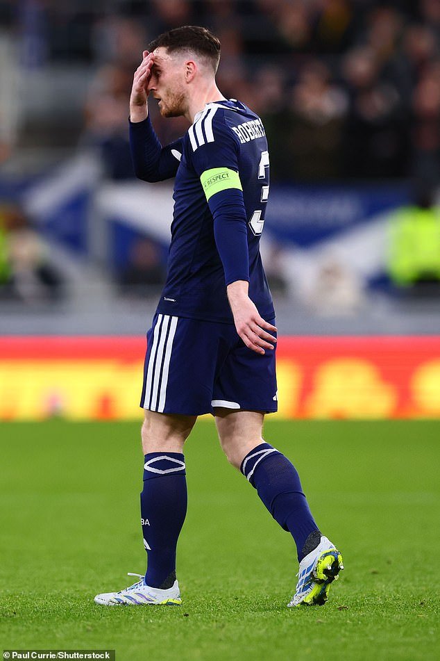 Había muchas cosas positivas que decir… pero algunos aficionados simplemente abuchean, dice el capitán de Escocia Andy Robertson