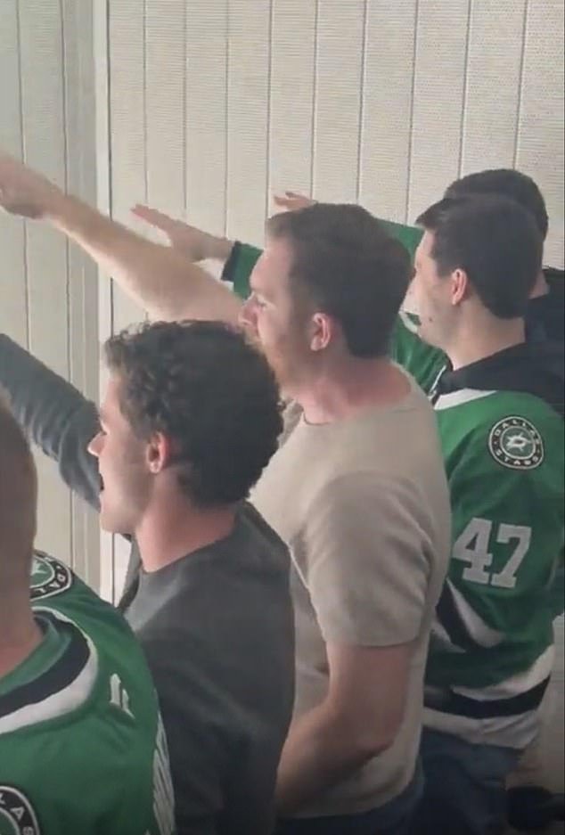 Después de que surgiera un video alarmante, los fanáticos de la NHL fueron investigados por hacer un saludo nazi